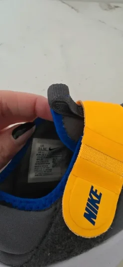 Nike Flex Advance BT Kinder Sneaker grau orange blau Größe 28,5