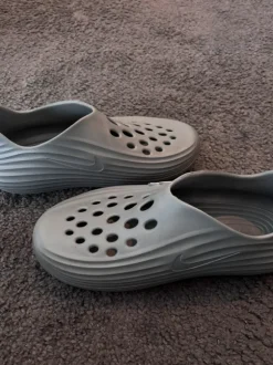 Nike Rejuven 8 Calm Mule Slides Grey Foam Clogs