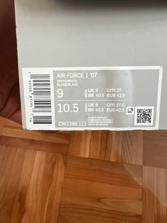 Nike Sneaker 'Air Force 1 '07 in Weiß