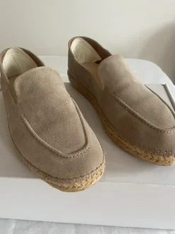 Nubikk Espandrilles Sommerschuh in Wildleder Taupe Gr. 41 Top Zustand