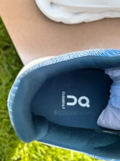On cloud shoes