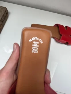 Orange Schlappe Vintage