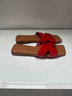 Orange Schlappe Vintage