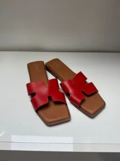Orange Schlappe Vintage