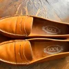 Original Tod‘s Moccasins Loafer Bootsschuhe Cognac Größe 39