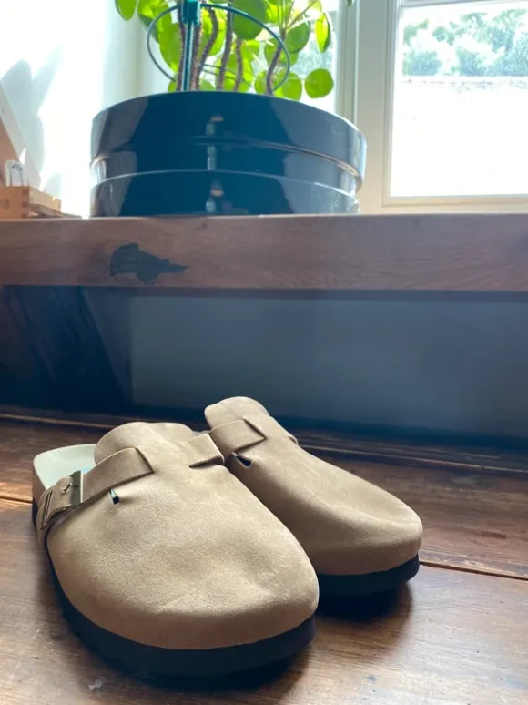 Pantoffel beige „43“ = 40/41