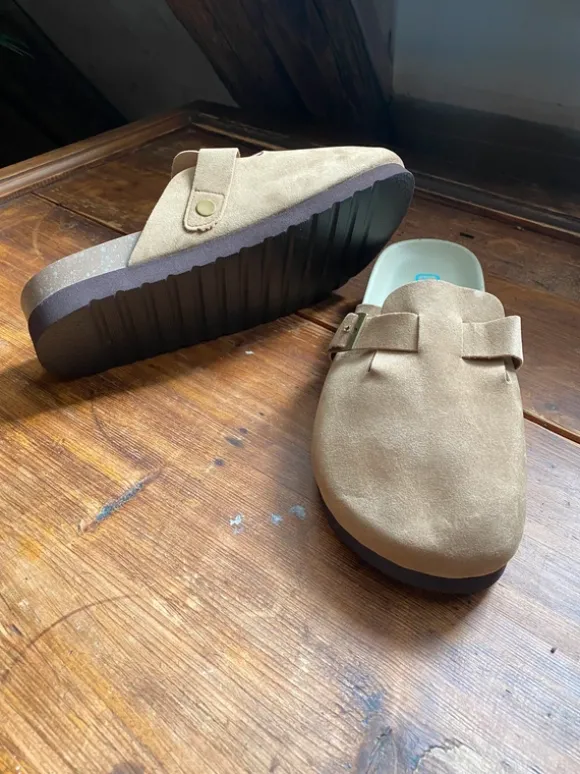 Pantoffel beige „43“ = 40/41