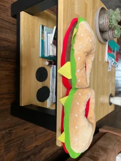 Pantoffels hamburger