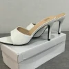 Pantolette Mules mit hohem Absatz
