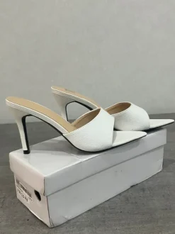 Pantolette Mules mit hohem Absatz