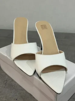 Pantolette Mules mit hohem Absatz
