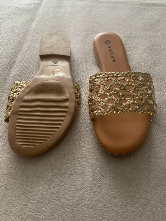 Pantoletten Leder