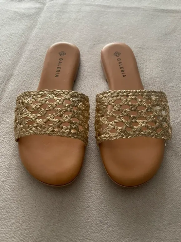 Pantoletten Leder