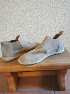 Pastellfarbene Espadrilles von Shabbies Amsterdam, Gr. 41