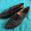 Penny Loafer schwarz echtes Leder aussen und innen, Used, but good condition