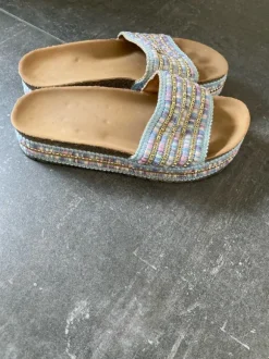 Perlen-Sandalen Damen