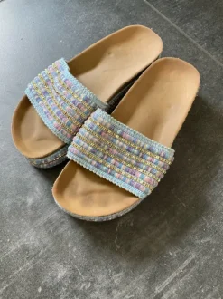 Perlen-Sandalen Damen