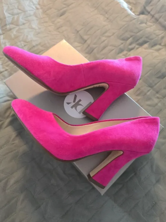 Peter Kaiser Wildleder Pumps High Heels Größe 38,5 neu