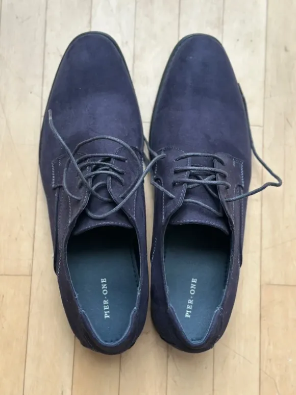 Pier One Schnürer Navy Blue Zalando