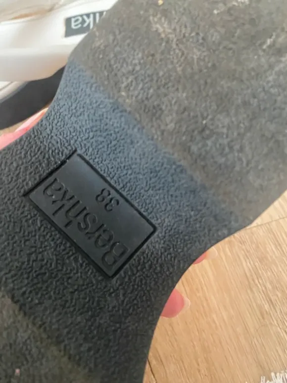 Plateau Flip Flops y2k weiß 38 Bershka