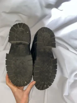 Plateau schnür loafer