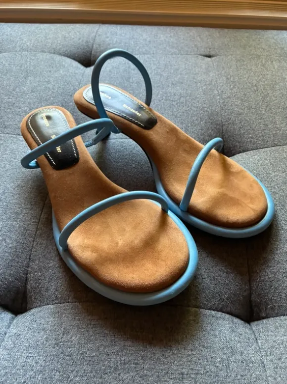 Proenza Schouler mules kitten heel sandals