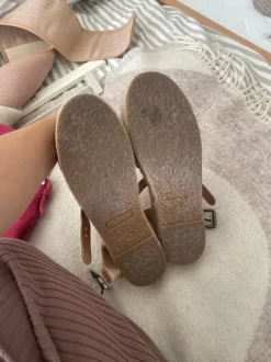 Pull&Bear espandrilles römersandalen Bast rosa Gr. 38