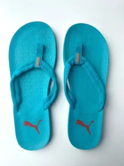 Puma | Flip Flops Badeschuhe | blau türkis orange | Größe 43