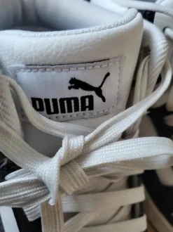 Puma Rebound Joy High Top Sneaker Schwarz/Weiß 37.5 | Basketball Style