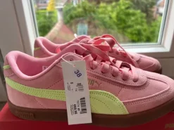 Puma Sneaker Rosa/Limette – Größe 38 – Neu mit Etikett