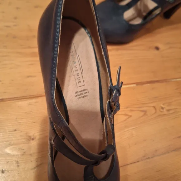 Pumps Leder dunkelblau, 38
