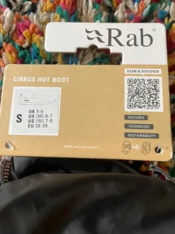 RAB cirrus hut boot