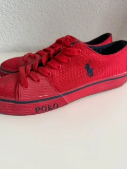 Ralph Lauren Sneakers rot Gr. 40 Top Zustand