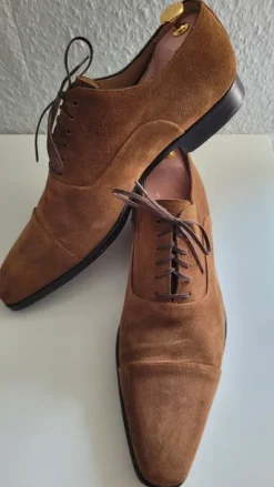 Rauleder/Wildleder Schuhe Ludwig Görtz Gr. 44 braun