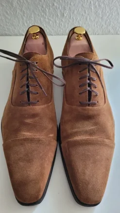 Rauleder/Wildleder Schuhe Ludwig Görtz Gr. 44 braun