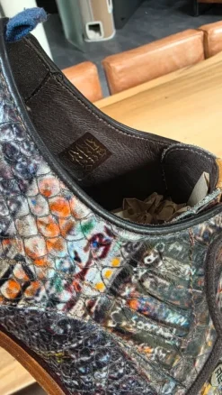 Rehab nette herenschoenen maat 41 bruin leer