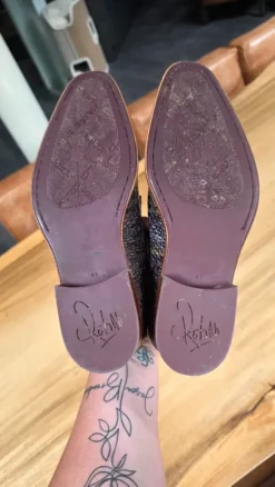 Rehab nette herenschoenen maat 41 bruin leer