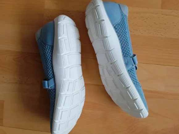 Remonte Ballerinas Gr. 39 hellblau neu