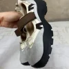 Retro Mary Jane Sneaker Flats Beige/Brown
