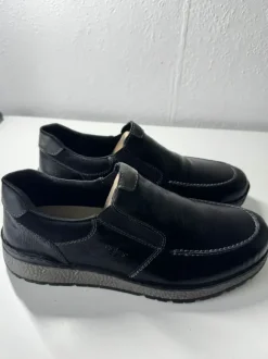 Rieker Slip-On Schuhe Schwarz - Antistress & Extra Wide