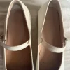 Riemchenballerina Creme