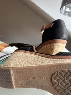 Riemensandale in Schwarz Tommy Hilfiger