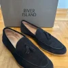 River Island Loafer aus Wildleder