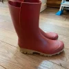 Rode regenlaarzen maat 41
