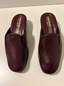 ROHDE Modissa Leder-Pantoletten (Echtleder)Gr. 39 – Bordeaux – NEU