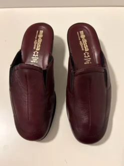 ROHDE Modissa Leder-Pantoletten (Echtleder)Gr. 39 – Bordeaux – NEU