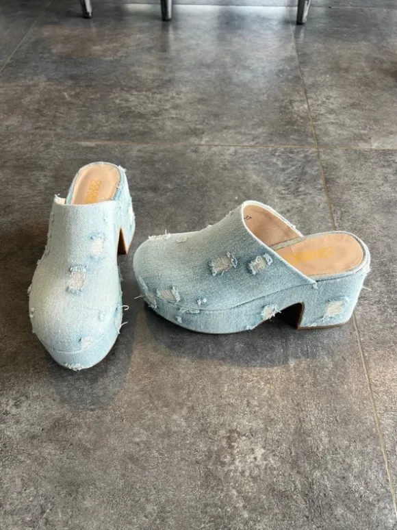 Sabots en jeans Colors of California