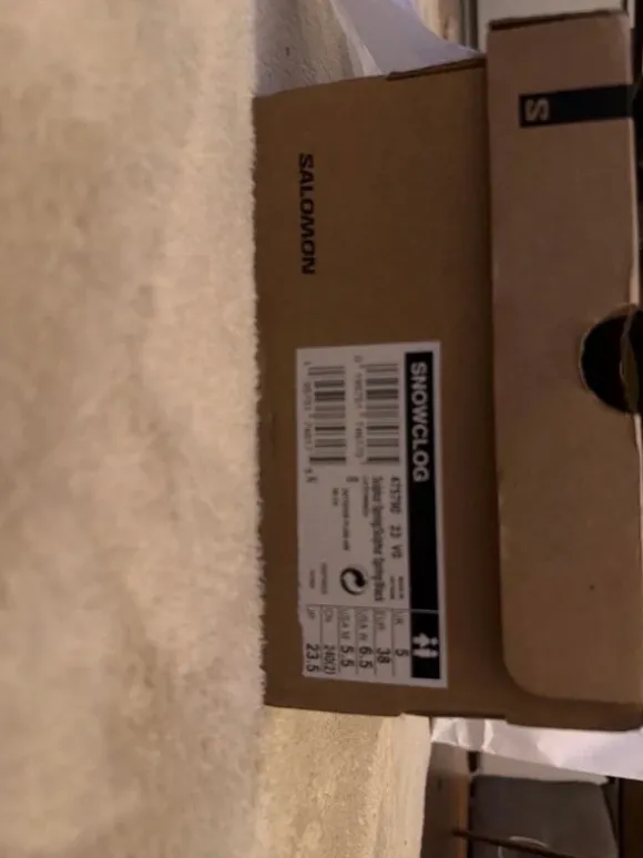 Salomon snowclogs Slipper gr.38 US 5.5 neon