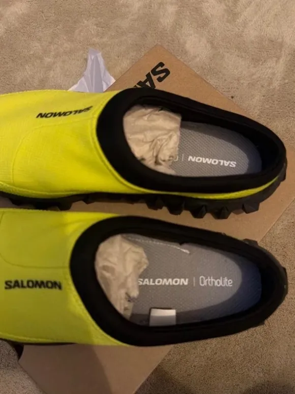 Salomon snowclogs Slipper gr.38 US 5.5 neon