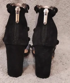 Sam Edelman Designer High Heels Sandaletten Schwarz Gr. 36,5